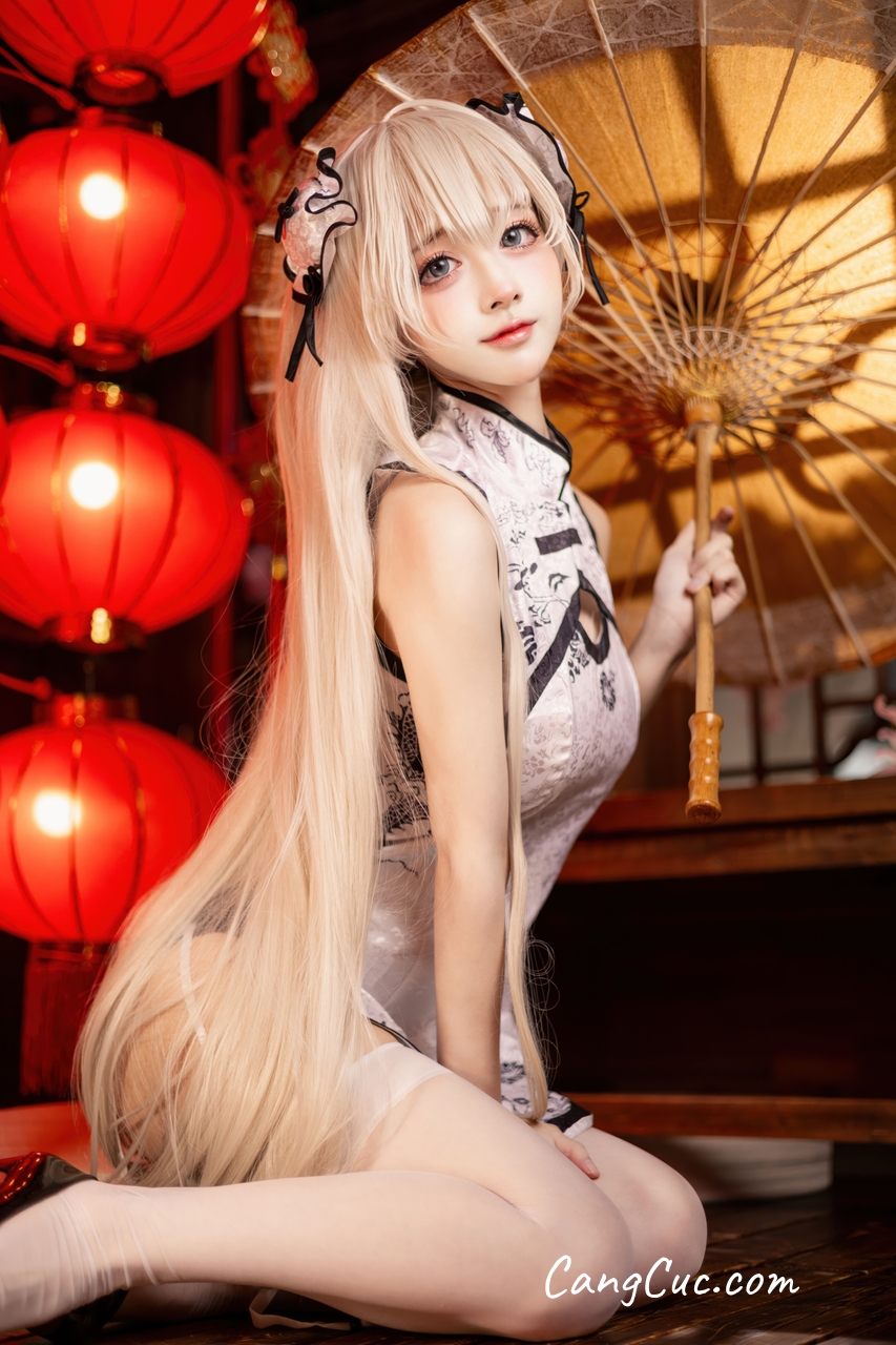 Coser@沖田凜花Rinka - 春日野穹 旗袍